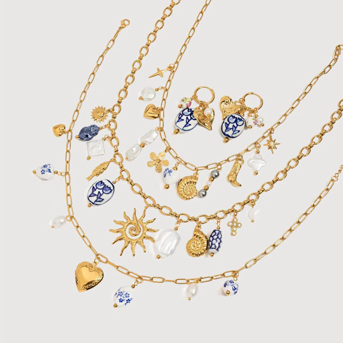 Sun-Kissed Ceramic Necklace
