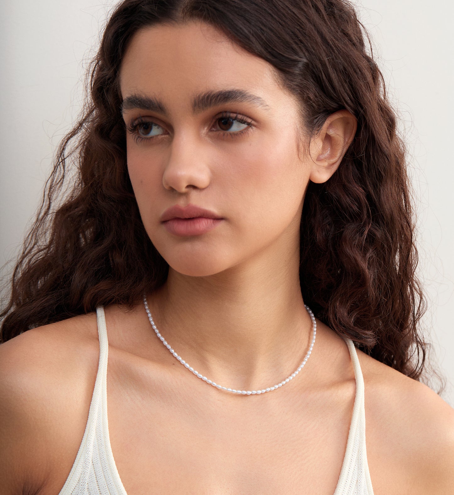 Mini Rice-Pearl Necklace