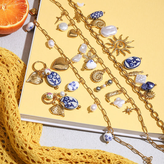 Sun-Kissed Ceramic Necklace