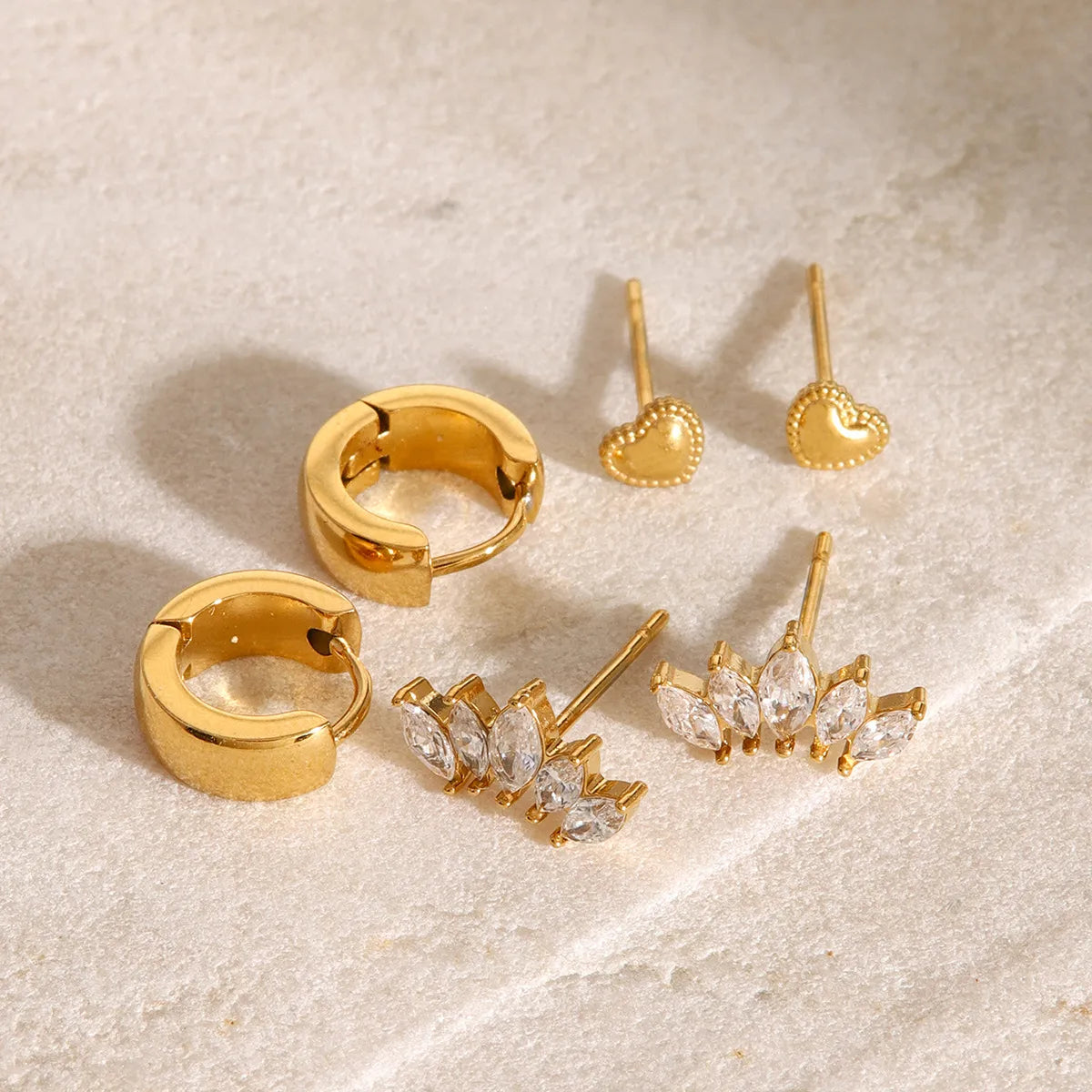 Versatile Earring Trio Set