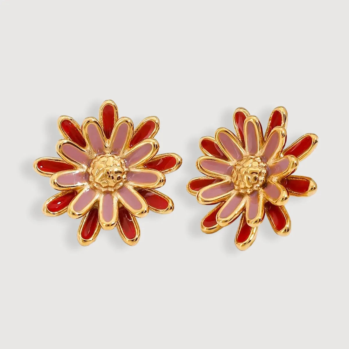Rosy Daisy Earrings