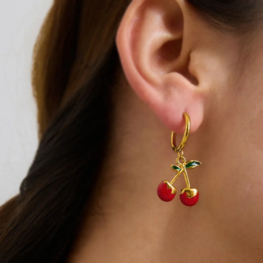 Cherry Kiss Hoops