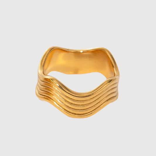 WaveRib Ring