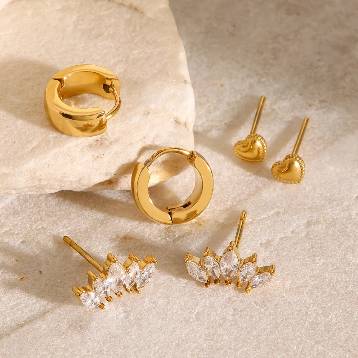 Versatile Earring Trio Set