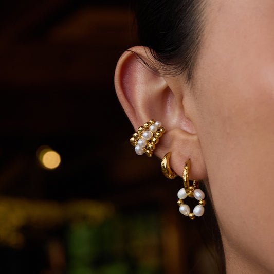 Mini Gold Hoops Earrings