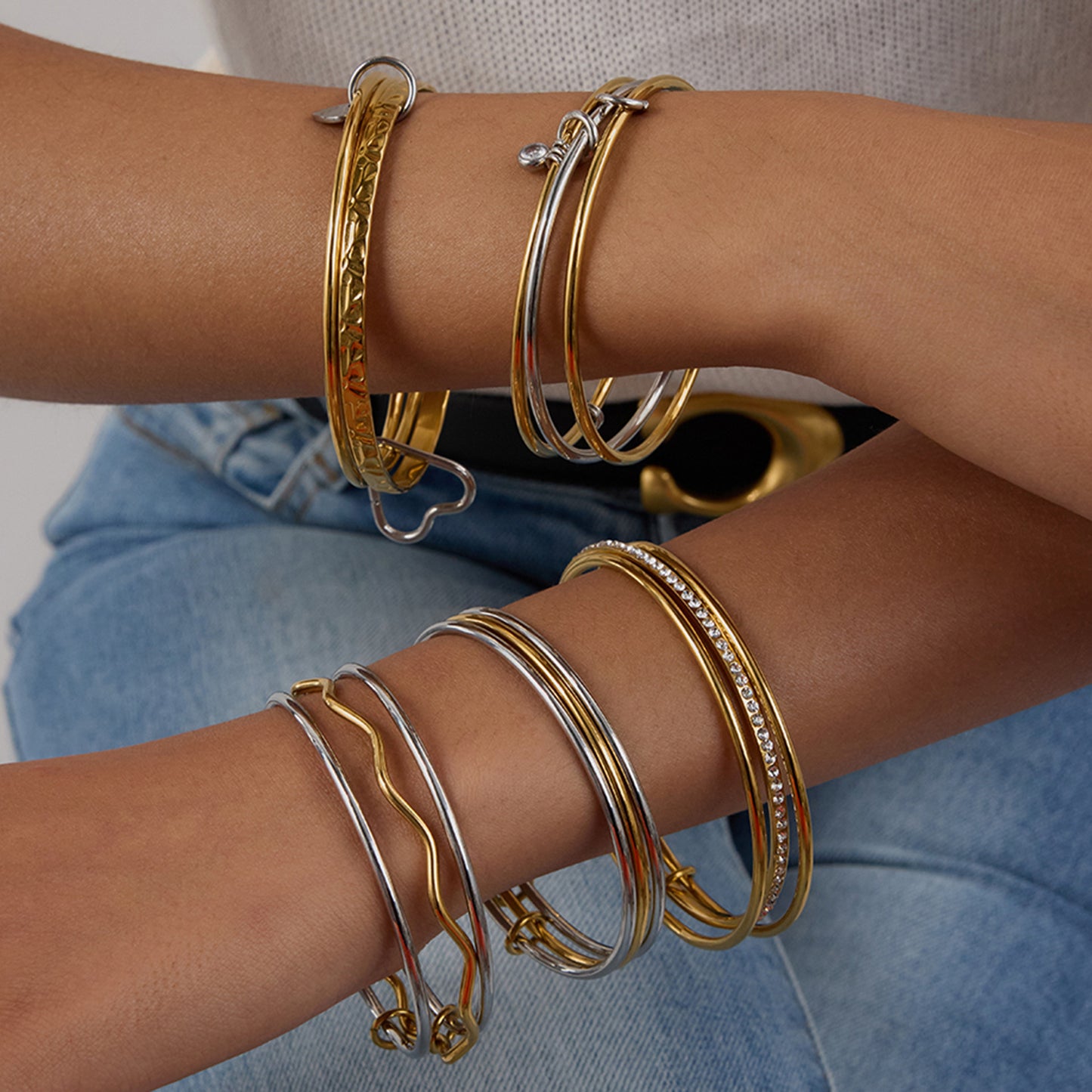 Shimmer Trio Bangle