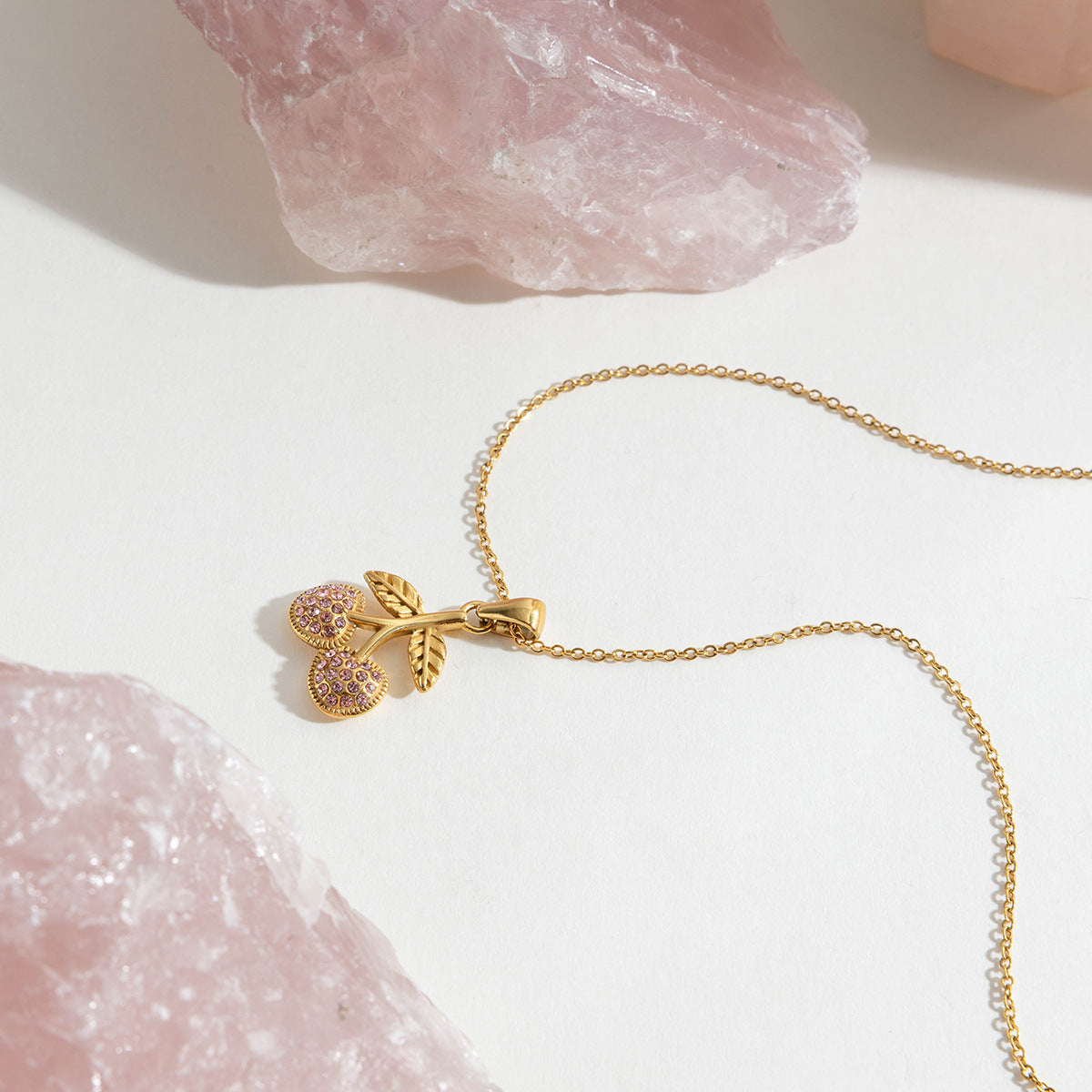 Cherry Pendant Necklace