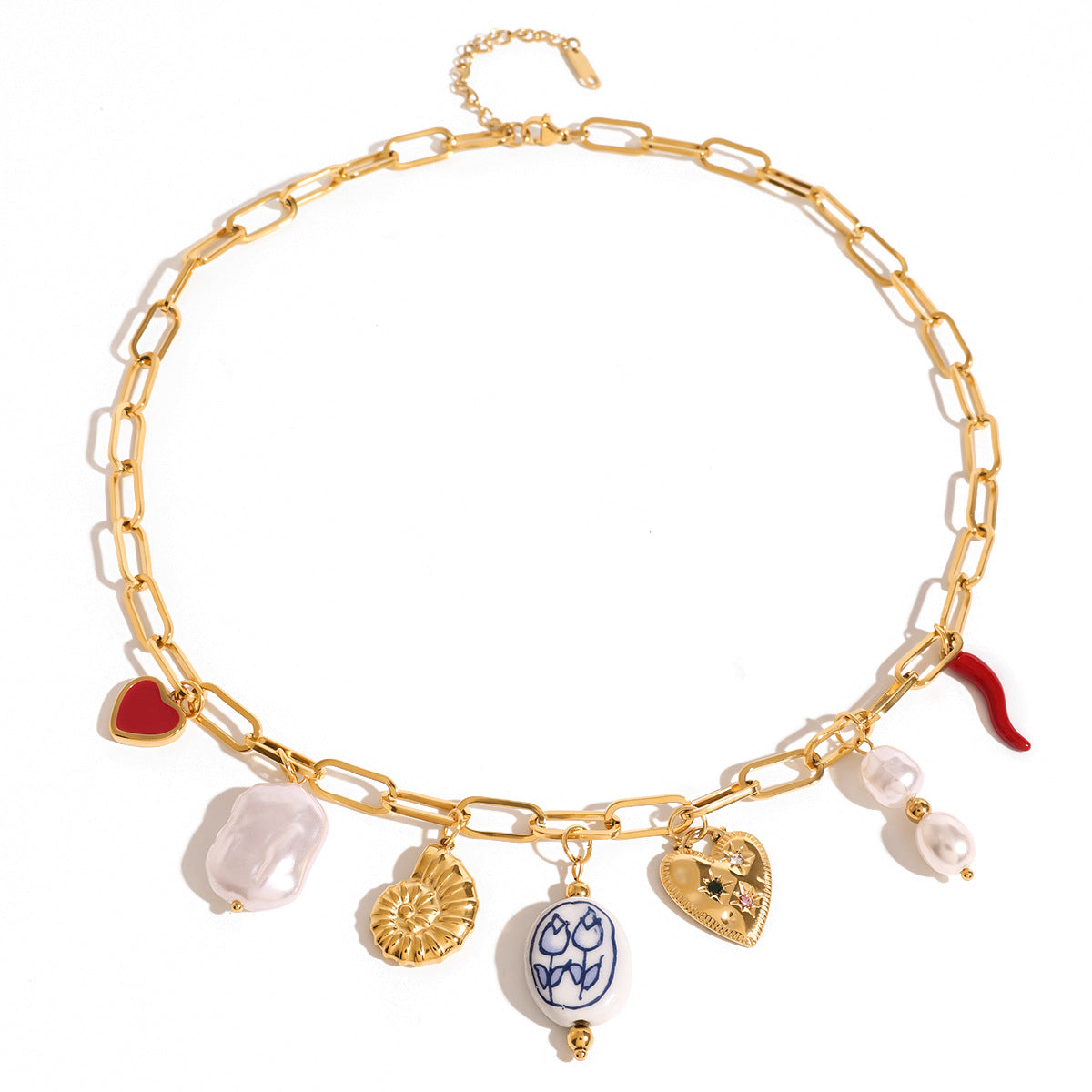 Anastasia Eclectic Charm Necklace