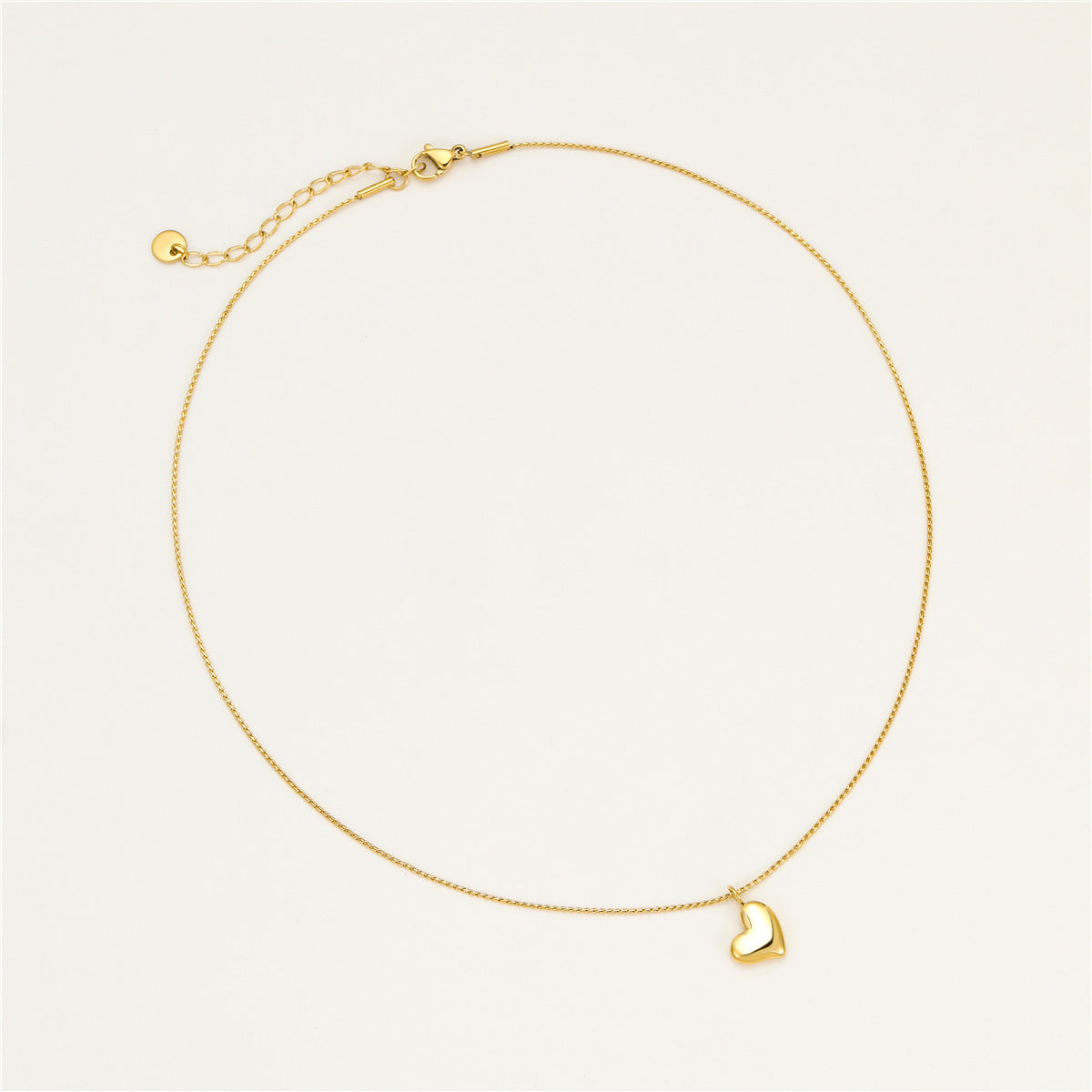 Mini Heart Chain Necklace