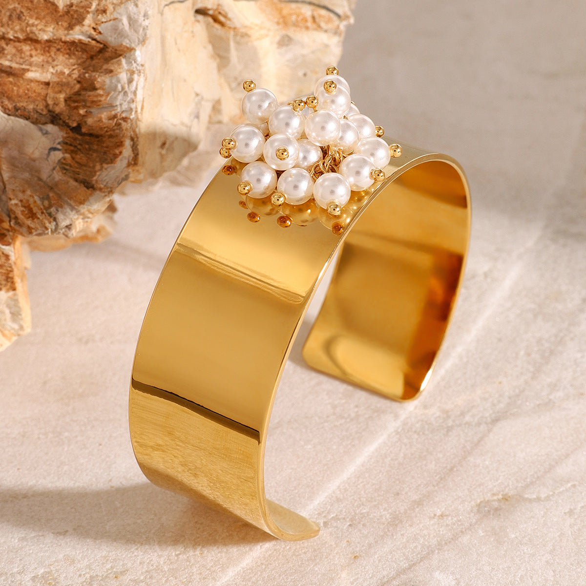 Pearl - Bloom Cuff Bracelet