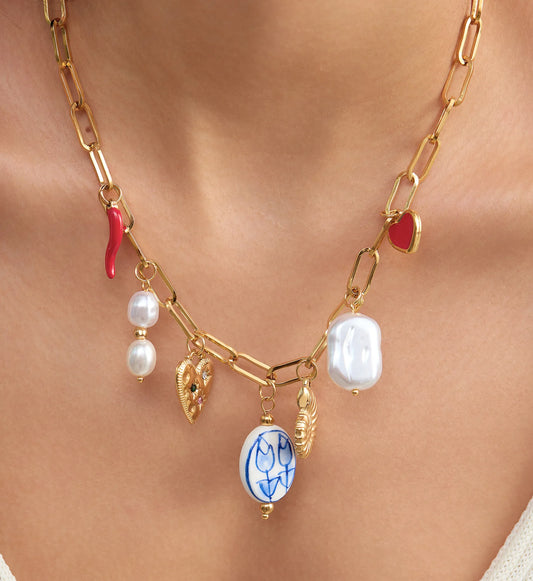 Anastasia Eclectic Charm Necklace