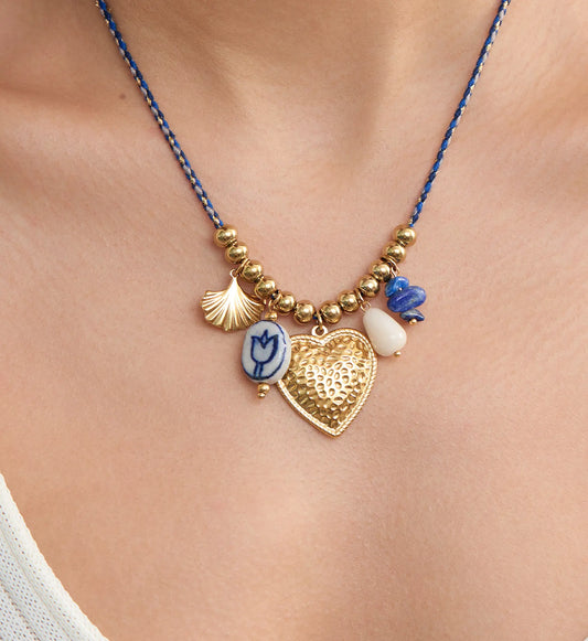 Azure Charm Necklace