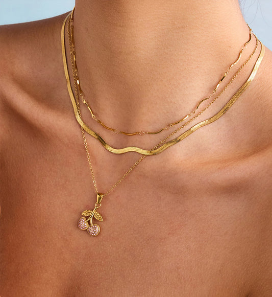 Cherry Pendant Necklace