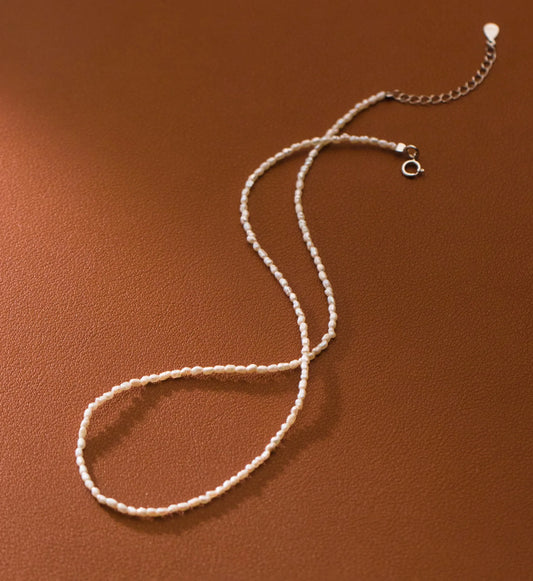 Mini Rice-Pearl Choker