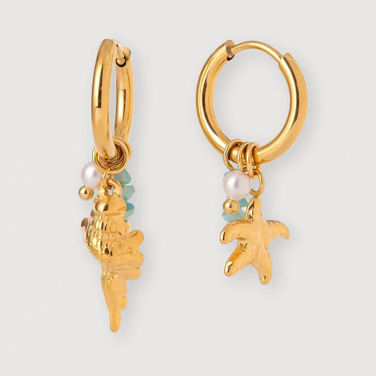 Seaside Charms Hoop Earrings