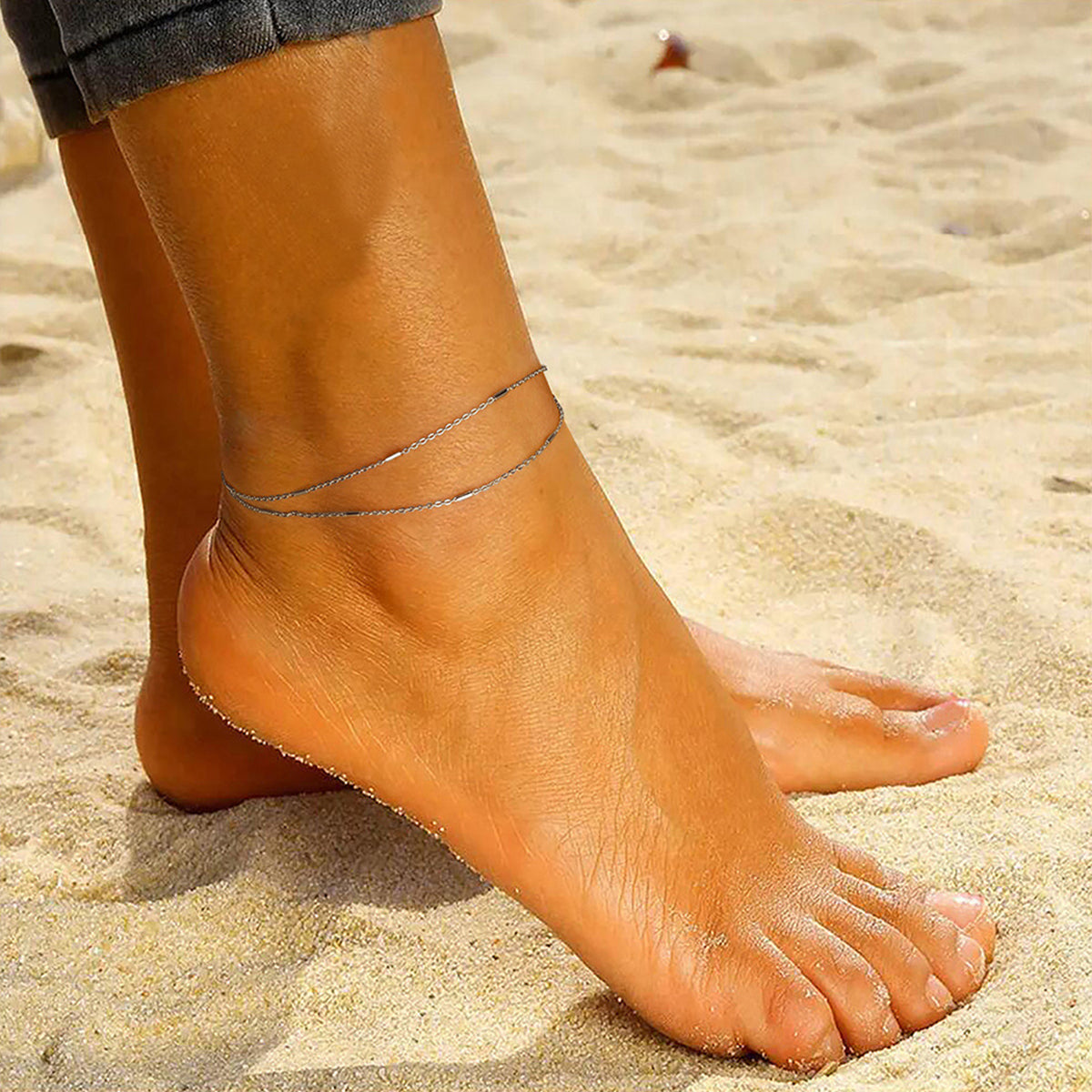 Ocean Layered Anklet