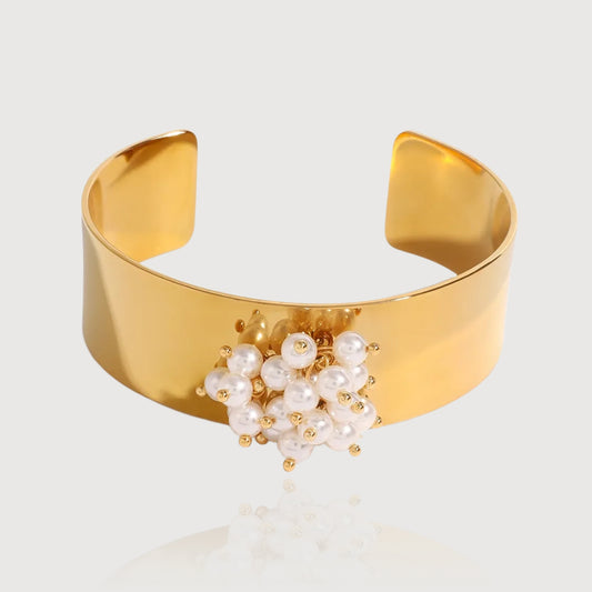 Pearl - Bloom Cuff Bracelet