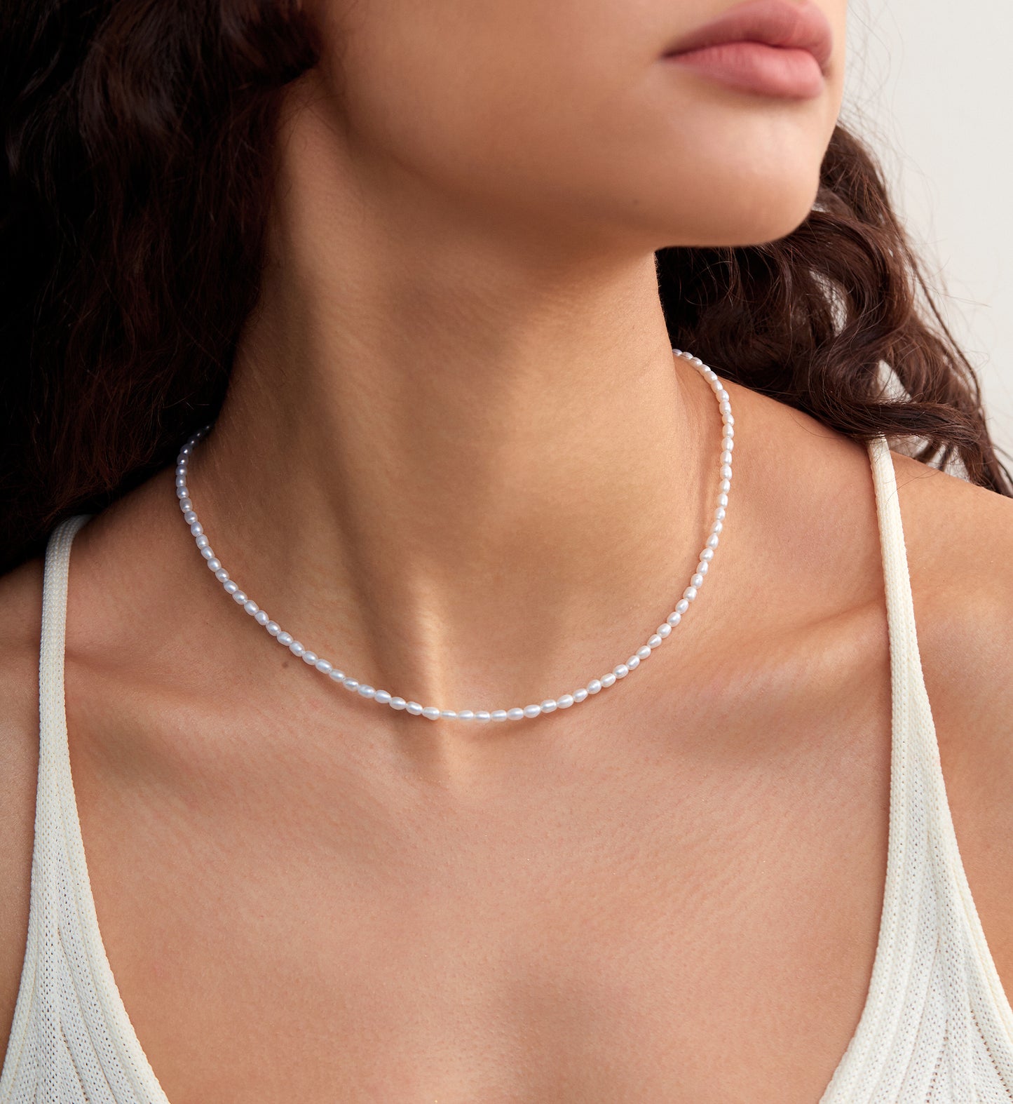 Mini Rice-Pearl Necklace