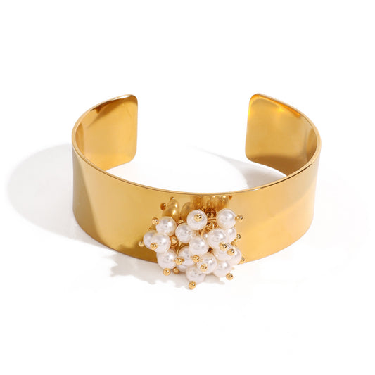 Pearl - Bloom Cuff Bracelet