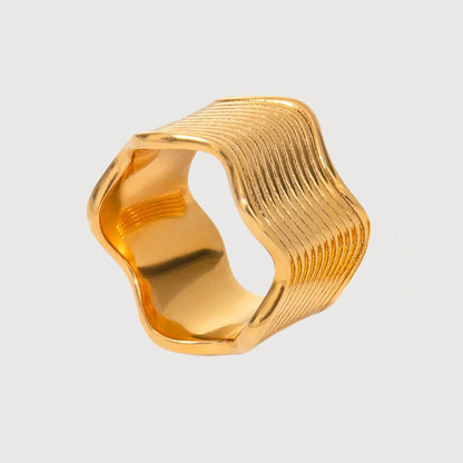 WaveRib Ring