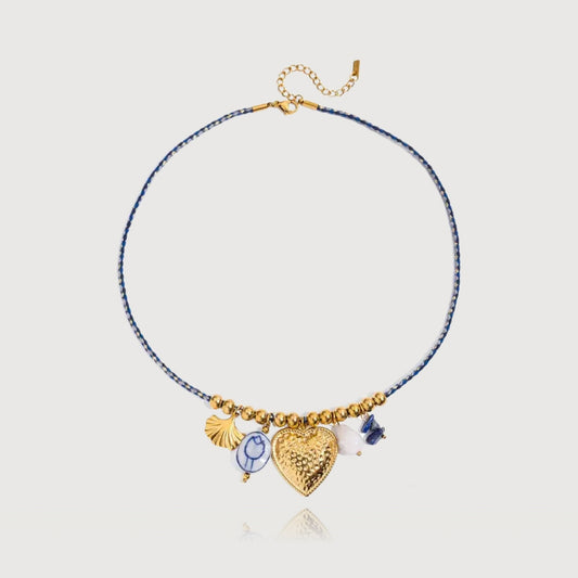 Azure Charm Necklace