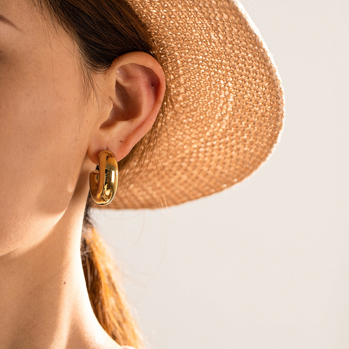 Bold Gold Chunky Hoops