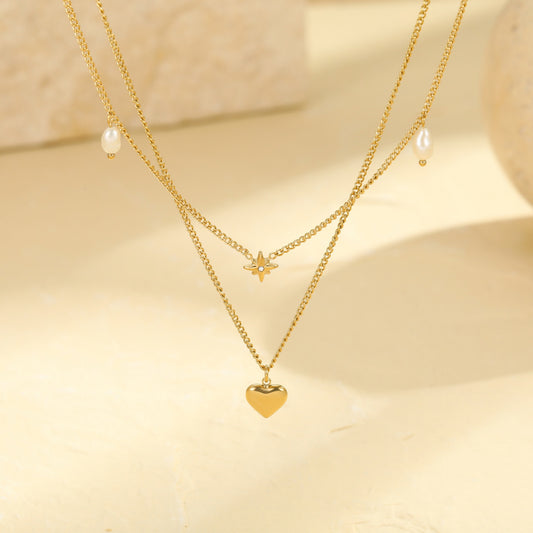 Celestial Layered Necklace
