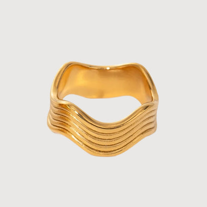 WaveRib Ring