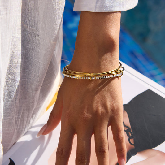 Shimmer Trio Bangle