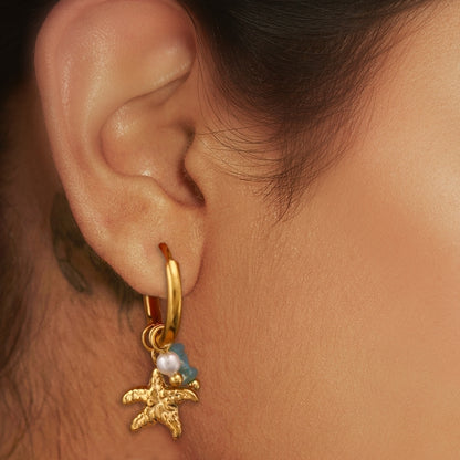 Seaside Charms Hoop Earrings