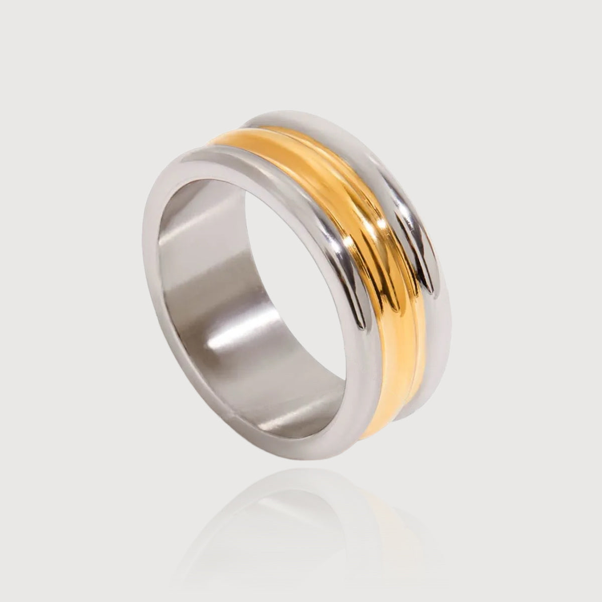 Bi-Stream Band Ring