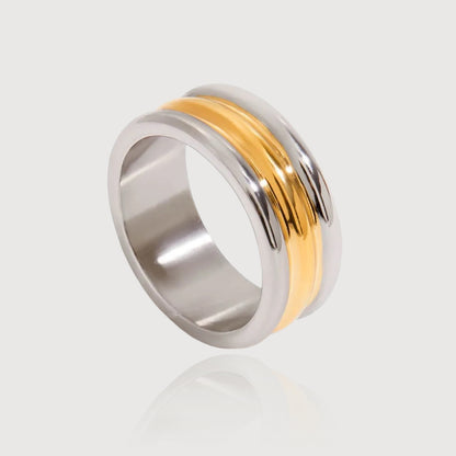 Bi-Stream Band Ring