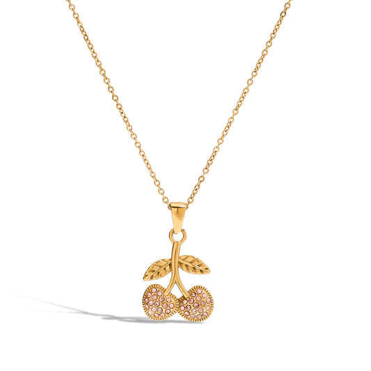 Cherry Pendant Necklace