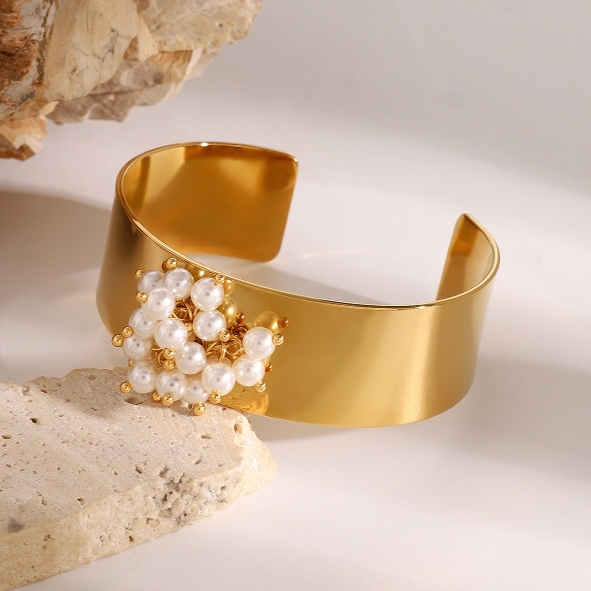 Pearl - Bloom Cuff Bracelet