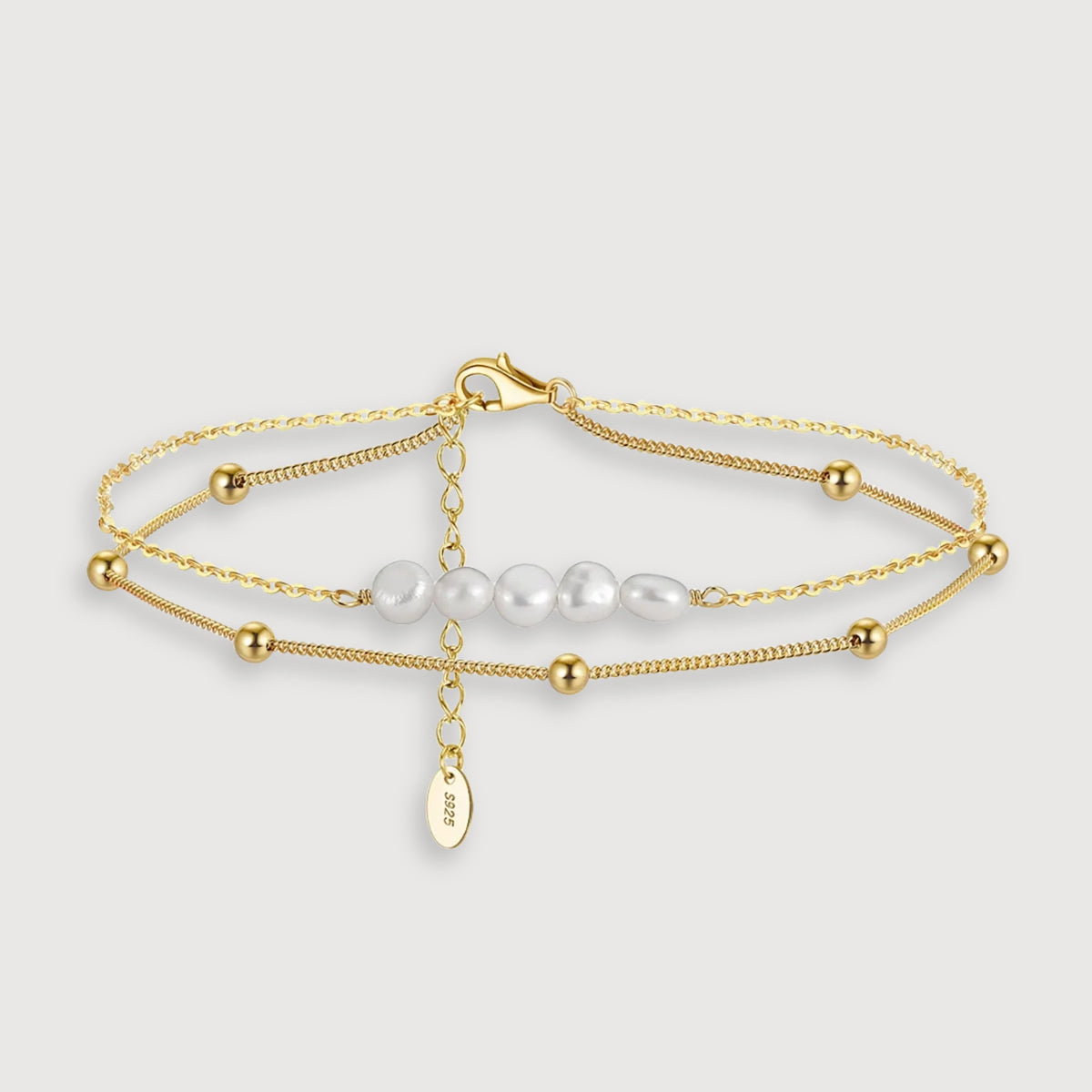 Boho Pearl Anklet
