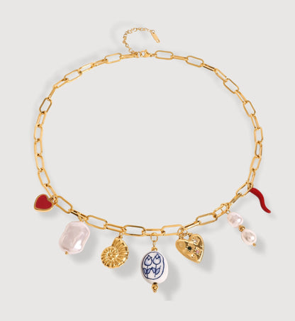 Anastasia Eclectic Charm Necklace