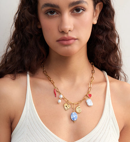 Anastasia Eclectic Charm Necklace