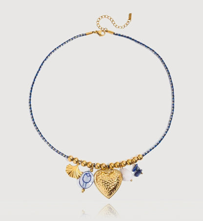 Azure Charm Necklace