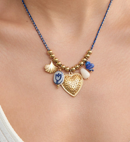 Azure Charm Necklace