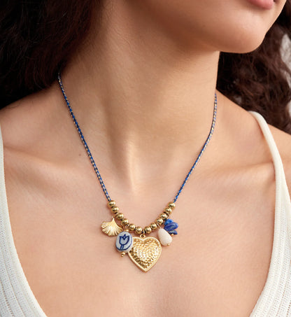 Azure Charm Necklace