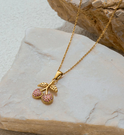 Cherry Pendant Necklace