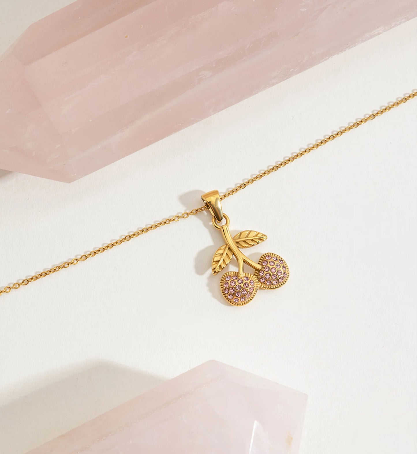Cherry Pendant Necklace