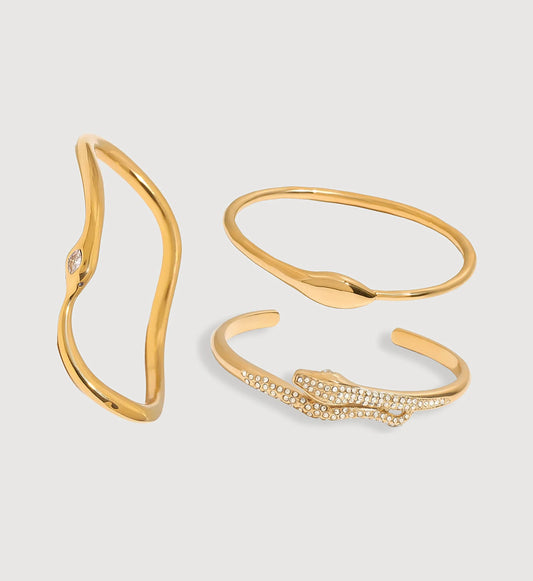 Golden Snake Bracelet Bundle