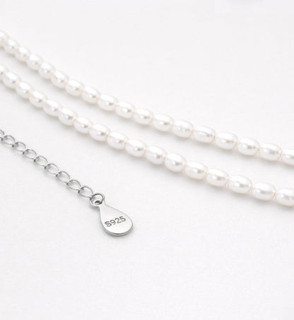 Mini Rice-Pearl Choker