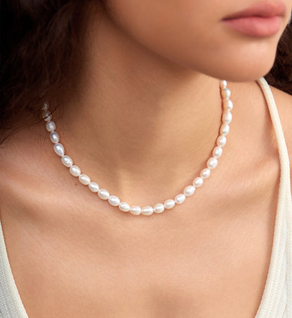 Natural 8-9mm Pearl Choker