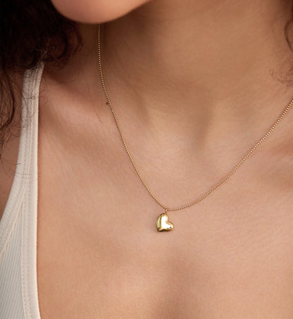 Puffy Heart Necklace