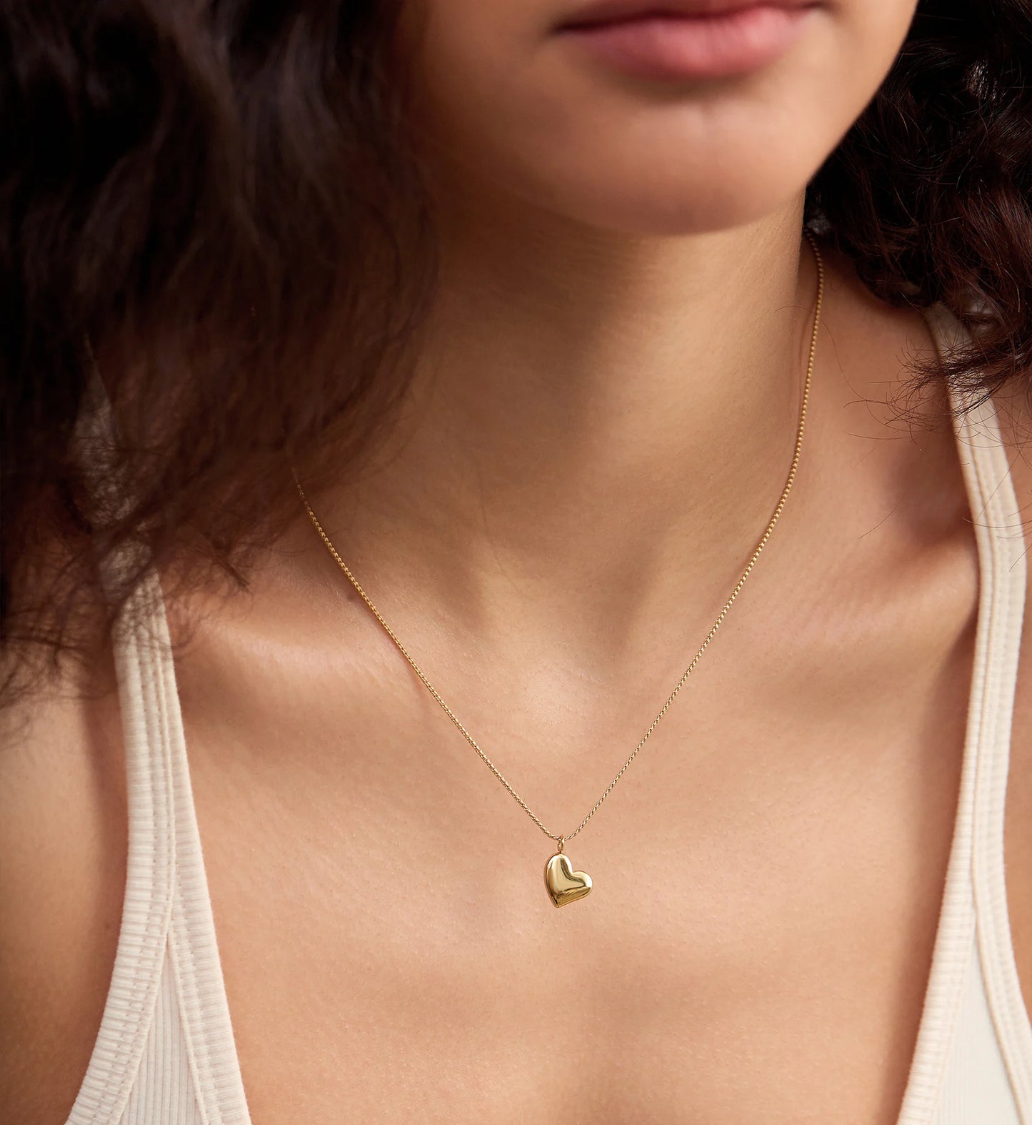 Puffy Heart Necklace