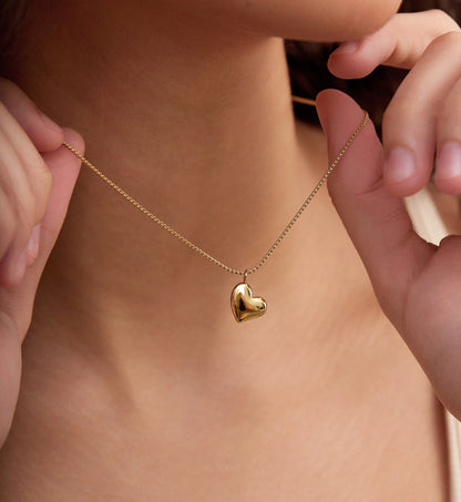 Puffy Heart Necklace