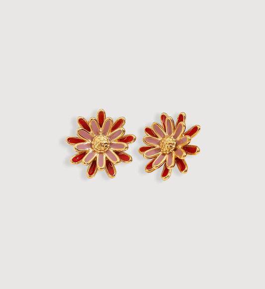 Rosy Daisy Earrings