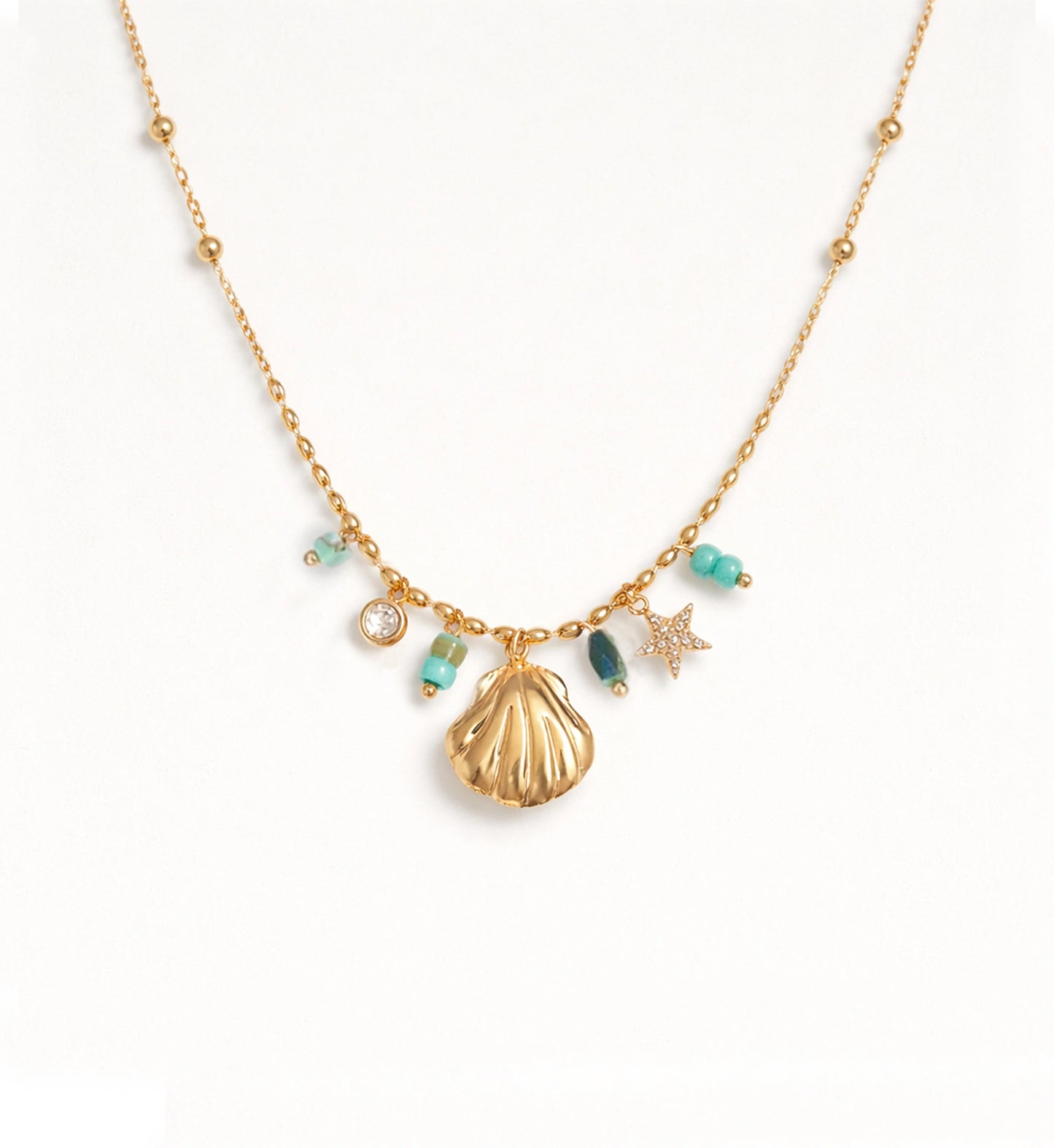 Seashell Star Necklace